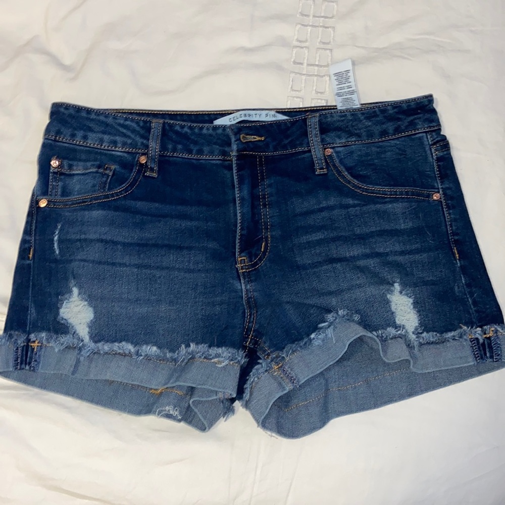 Celebrity Pink Jean Shorts
